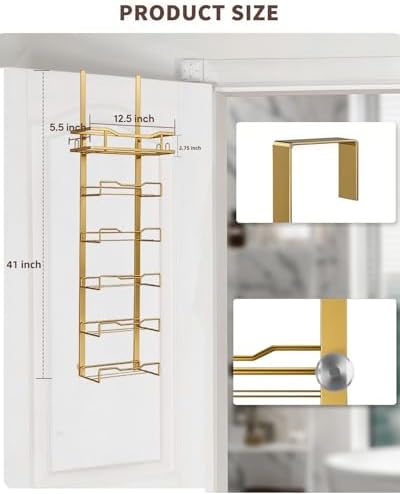 Aetyord Hanging Towel Racks for Bathroom Storage - Image 7