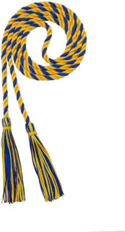 Tassel Depot Graduation Honor Cord - Gold/Royal - Every School Color Available - Made In Usa by TasselDepot