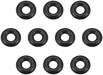 uxcell Nitrile Rubber O-Rings 8mm OD 3.2mm ID 2.4mm Width, Metric Sealing Gasket, Pack of 10 by uxcell
