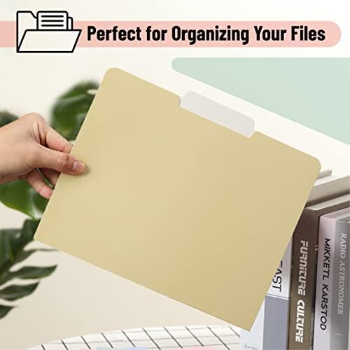 Mr. Pen- File Folders, 6 Pack, Vintage Colors, 1/3-Cut Tab - Image 5