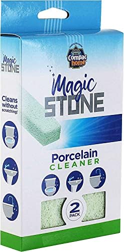 Compac Home Magic-Stone Porcelain Cleaning Stick - Toilet Bowl Cleaner, Handy Toilet Cleaner Easily Scrubs/Removes Stubborn Lime Stains from Porcelain or Bathroom Fixtures, 4 Count - Image 6