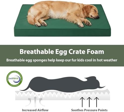 WNPETHOME Outdoor Waterproof Dog Bed Large Sized, Washable Creat Pad 42" - Image 5