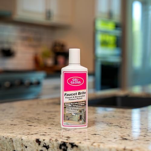 Gel-Gloss Faucet Brite | Removes Water Spots & Light Calcium, 8oz. - Image 4