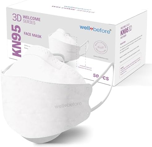 Well Before Welcome Series 3D KN95 Face Mask - 5-Layer Disposable Masks by WellBefore