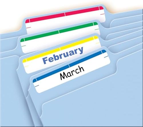 Avery File Folder Labels on 4" x 6" Sheets, Permanent Adhesive, Assorted Colors, 2/3" x 3-7/16", 4,536 Labels, Pack of 18 (5215) - Image 2