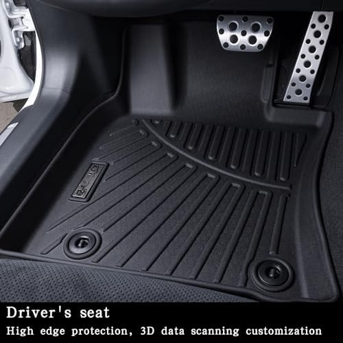 Floor Mats & Trunk Mat & Backrest Mat for Chevrolet Chevy Trax 2023 2022 2021 2019 2018 2017 2016 2015 2014 & for 2013-2023 Buick Encore All Weather Protection Car Floor Liners & Cargo Liners - Image 3