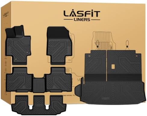 LASFIT Floor Mat for Toyota Highlander Hybrid 2020-2026 7 & 8 Seats by LASFIT