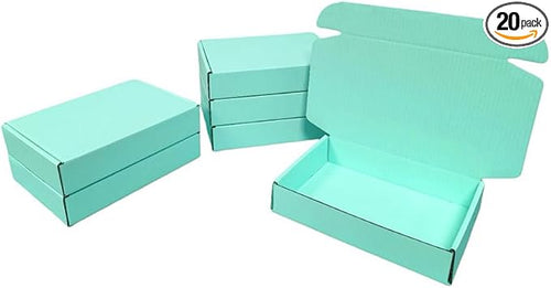 20 Pcs 14.2 x 10.2 x 2.4 inches Larger Size Shipping Boxes by Unknown