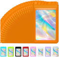 100 Pack Resealable Mylar Bags for Small Business(4x6 Inch, Orange) by Jetmore