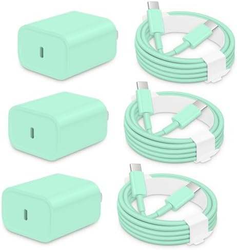 AISNI USBC Charger Block for iPhone 17/16/15 Charger Fast Charging 3 Pack by AISNI
