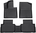 Cartist Custom Fit for Floor Mats Hyundai Santa Fe 2021 2022 2023 (Non-Hybrid) 1st & 2nd Row All Weather Floor Liner Carpet Protection TPE Odorless by cartist