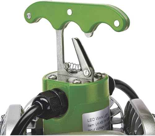 PowerSmith PTLK516-130 16,000 Lumen Temporary LED Work Light with 4 PIVOTING Panels, Quick-Mount Metal Hook, and 10 ft Power Cord-6 Unit Linkable - Image 4