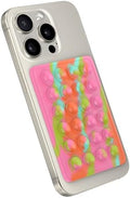 StickyGrippy Suction Phone Case Mount, Sillicon Adhesive Phone Accessory for iPhone and Android, Hands-Free Fidget Toy Mirror Shower Phone Holder, Tiktok Videos and Selfies (Rainbow) by StickyGrippy