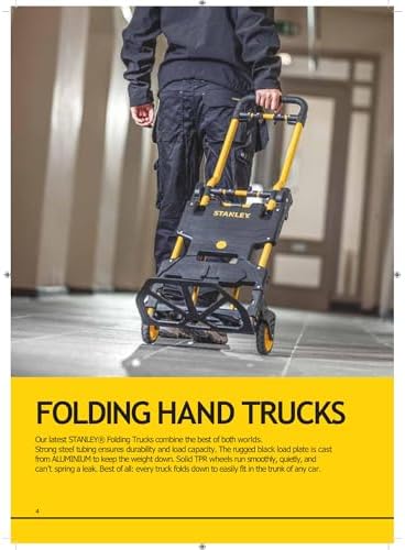 Stanley Hand Truck, Yellow & Black, SXWTD-FT585 - Image 7