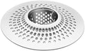 LEKEYE Shower Drain Hair Catcher/Bathroom Drain Cover/Bathtub Drain Strainer/Shower Stall Drain Protector(Pearl Chrome) by LEKEYE