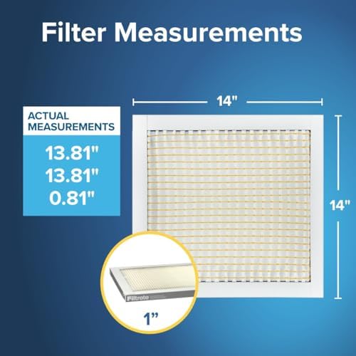 Filtrete 14x14x1 Air Filter, MERV 5, MPR 300, 6 HVAC Filters - Image 2