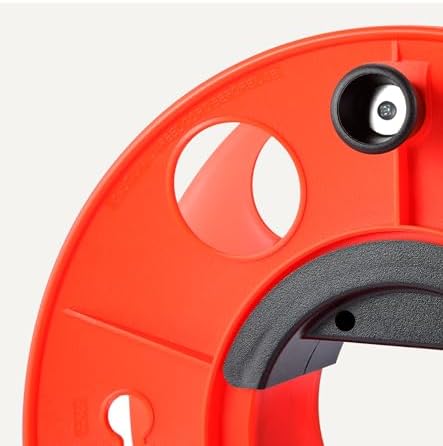 Amazon Basics Extension Cord Reel, 150-foot Capacity for 16/3 SJT Cord, Impact-Resistant, Orange - Image 2