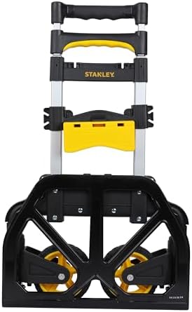 Stanley Folding Hand Truck with Basket Clip-60KG, Silver, SXWTD-FT501 - Image 2