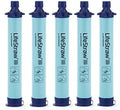 LifeStraw Personal Water Filter for Hiking, Camping, Travel, and Emergency Preparedness, 5 Pack, Blue by Unknown