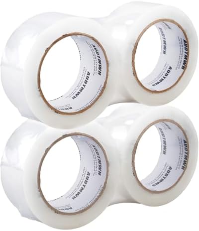AUDTMWH Packing Tape Refills, 1.88" x 60 yds, 4 Rolls by AUDTMWH