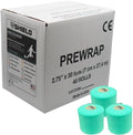 Shield Athletic Underwrap | Bulk Case of 48 Rolls of PreWrap, 2.75" X 30 SYards (Teal) by SHIELD