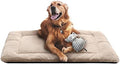 Dog Crate Pad Washable Dog Bed for Crate Large Cozy Mat 42-Inch Cream by VERZEY