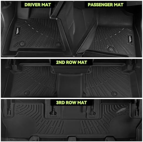 Floor Mat Set for 2003-2017 Ford Expedition 7 Seat/Bucket Seats - Image 3