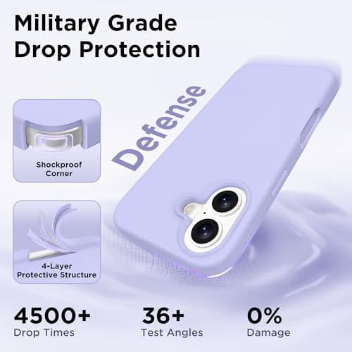 GolbinBox Magnetic for iPhone 17 Case, Silicone Cover, Lilac - Image 6