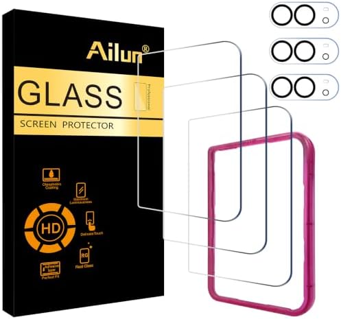 Ailun Outer Screen Protector + Camera Lens Protector for iPhone Duo by Ailun