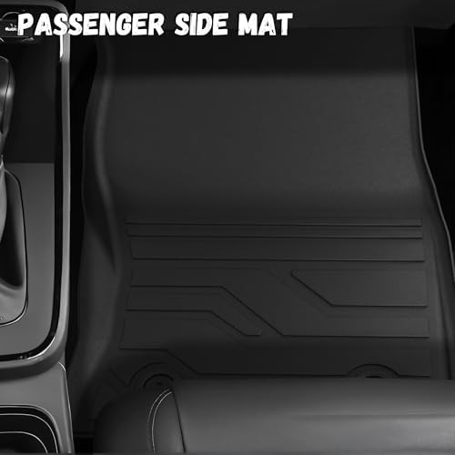 Floor Mats for Toyota Tundra 2022-2026 CrewMax Cab, Custom Fit All-Weather TPE Floor Liners, Front & 2nd Row for Tundra Car Accessories - Image 5