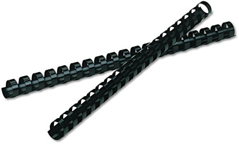 Fellowes Binding Combs Plastic Black 5/8 Inch 25 Pack (52324) - Image 3