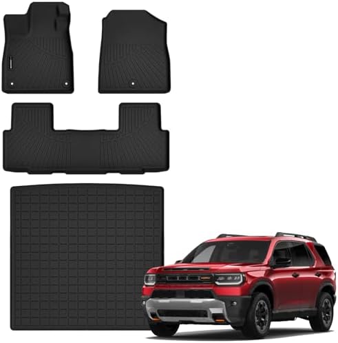 AUXKO All Weather Floor Mats Cargo Mat for Honda Passport 2026 by AUXKO