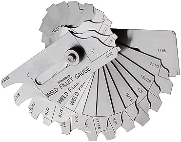 RIVERWELD 12 Piece Fillet Weld Set 1/32" increments to 1/2", 1/16" to 1" by RIVERWELD