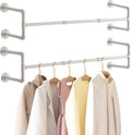 IBUYKE 50" Industrial Pipe Clothes Rack Wall Mounted, 2 Pack, TYJ002W-2 by IBUYKE