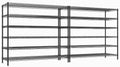 REIBII Storage Shelves, 3840LBS Heavy Duty&Adjustable Height for Basement by REIBII