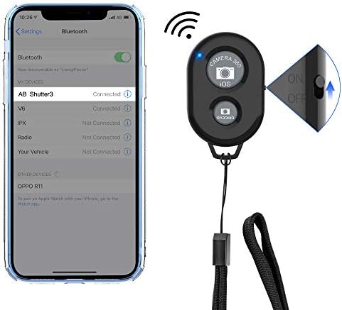 Wireless Camera Remote Shutter for Smartphones (2 Pack), zttopo Wireless Phone Camera Remote Control Compatible with iPhone/Android Cell Phone - Create Amazing Photos and Selfies, Wrist Strap Included - Image 2
