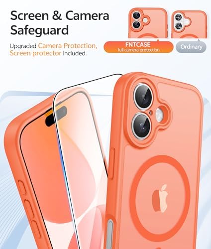 FNTCASE for iPhone 17 Case, Compatible with Magsafe, Glass Screen Protector - Image 4