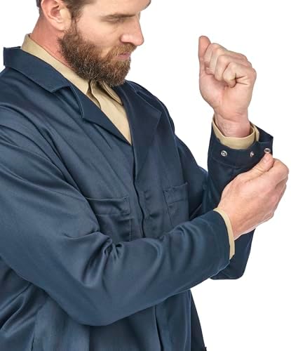 Bulwark FR Unisex Adult Flame Resistant Concealed Snap-front Lab Coat - Image 4