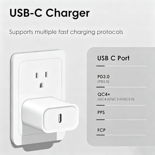 10FT iPhone Fast Charger,[Apple MFi Certified]iPhone USBC Fast ChargerBlock - Image 2