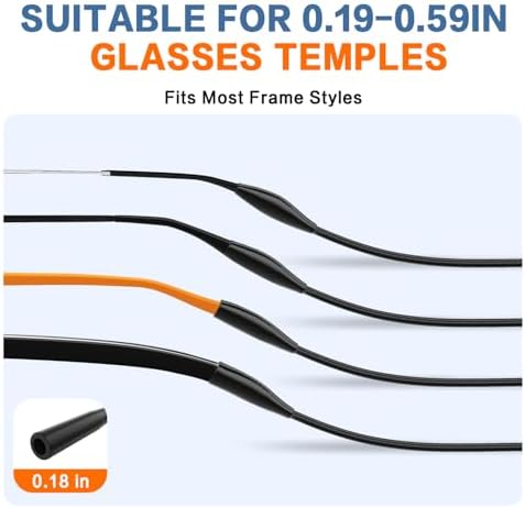 Glasses Strap 3Pcs, Adjustable Eyewear Holder Sunglasses Strap, Eyeglass Holders Around Neck, Eyewear Retainer for Sports, Glasses Chain for Women Men Kids - Image 6