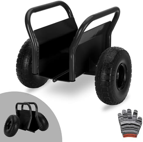 Heavy Duty Panel Dolly Slab Dolly 10 Inch Solid Rubber Tires by Unknown