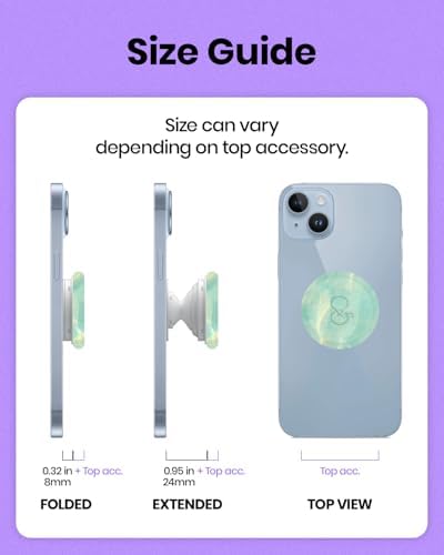 On The Grip 3D Gummy Bear Style Expandable Collapsible Mobile Phone Grip Stand Holder for Smartphone Tablet Cell Phone Accessory (Pink Glitter) - Image 5