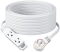 DEWENWILS 360° Rotating Flat Plug Extension Cord 50FT, 3 Grounded Outlets, 13A 1625W Heavy Duty, SPT-3 16/3C, Space Saving Extension Cord, Multiple Wall Outlet Extender for TV, Office, Kitchen by DEWENWILS
