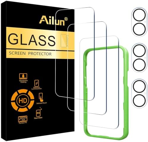 Ailun Screen Protector + Camera Lens Protector for iPhone 17, 3+3Pack by Ailun