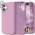 GolbinBox Magnetic for iPhone 17 Case, Silicone Cover, Roland Purple by GolbinBox