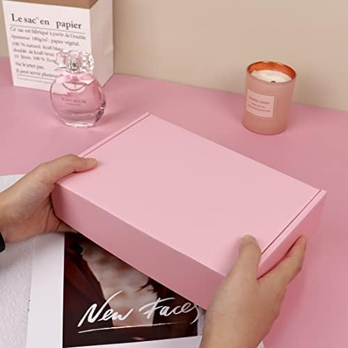 30 Pack 9x6x2 Pink Shipping Boxes for Packaging Small Business, Corrugated Cardboard Boxes for Shipping Packing Mailing - Image 6