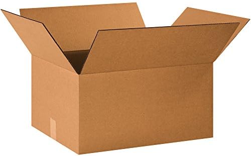 BOX USA 20 x 16 x 10 Corrugated Cardboard Boxes, Medium 20"L x 16"W x 10"H, Pack of 25 | Shipping, Packaging, Moving, Storage Box for Home or Business, Strong Wholesale Bulk Boxes by BOXUSA