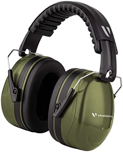 Noise Reduction Earmuffs for Adults - 35 dB (2K Hz) Protection Headphones by VANDERFIELDSUS