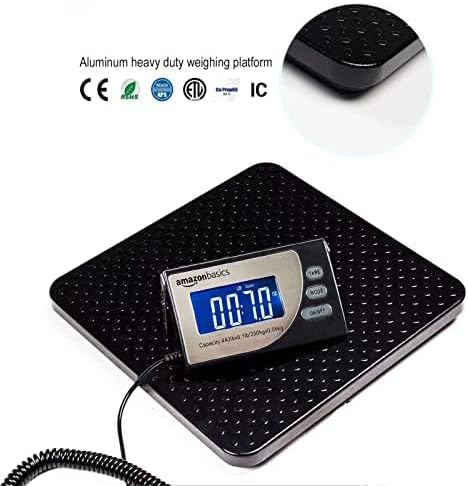 Amazon Basics Digital Postal Scale, Heavy Duty Weighing Platform - Image 5