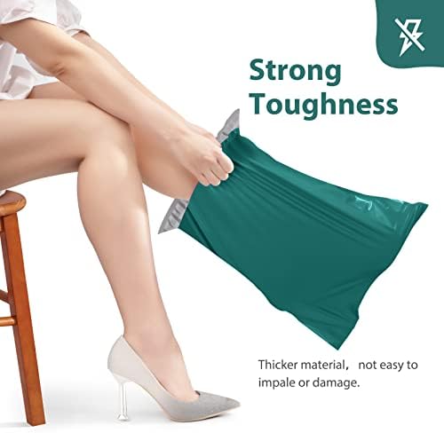 Fuxury Large Poly Mailers 24x24 Inch 50 Pcs, Waterproof XL Shipping Bags for Clothing, Strong Adhesive Packaging Shipping Envelopes, Self Sealing Mailers Plastic Mailing Bags for Business,Forest Green - Image 4